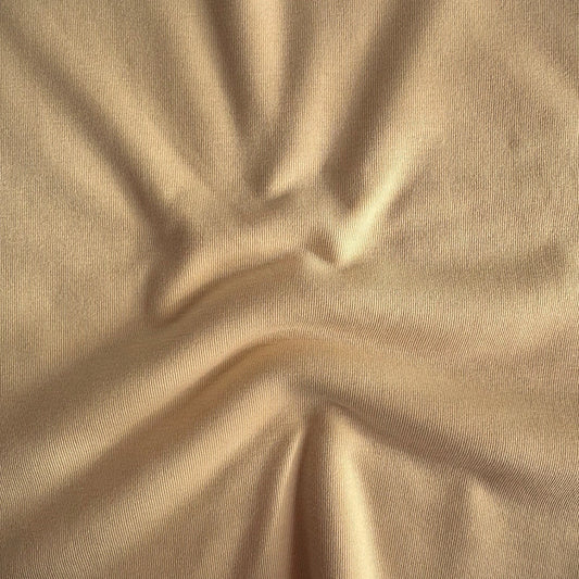 PEARLED IVORY JERSEY RIB PREMIUM