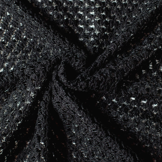 JET BLACK TEJIDO CROCHETTE CALA