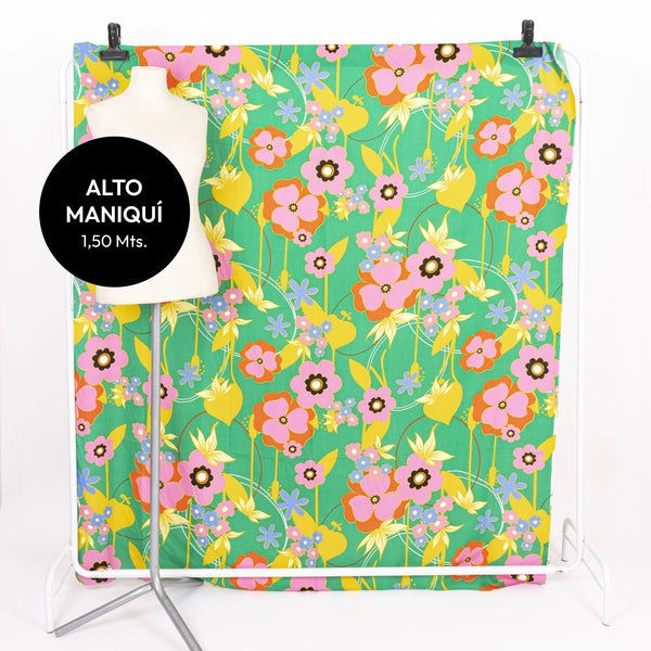 FIBRANA RAYON POPLIN ESTAMPADA BORA