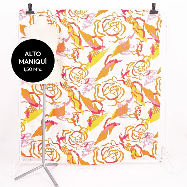 FIBRANA RAYON POPLIN ESTAMPADA CARIOCA