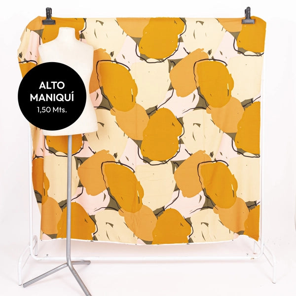 FIBRANA RAYON POPLIN ESTAMPADA MONNET