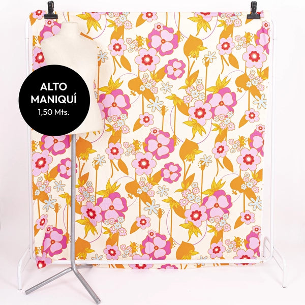 FIBRANA RAYON POPLIN ESTAMPADA BORA