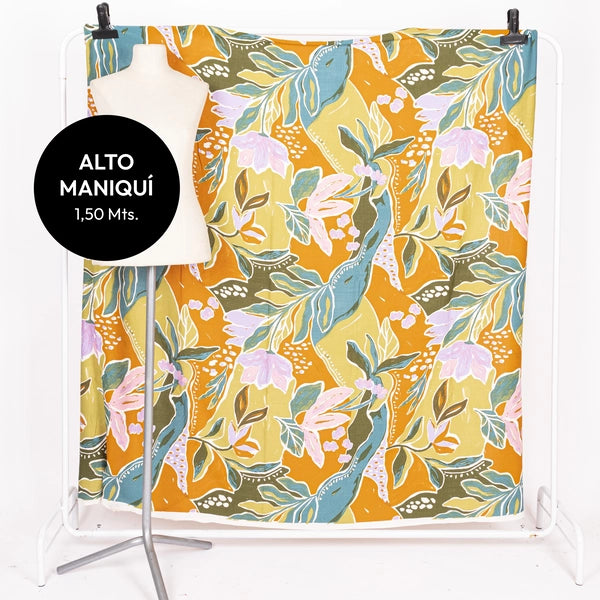 LINO CON LYCRA ESTAMPADO ARTY