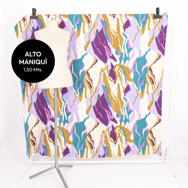 CREPPE SASTRERO BUBALOO KATE ESTAMPADO MONTAÑITAS