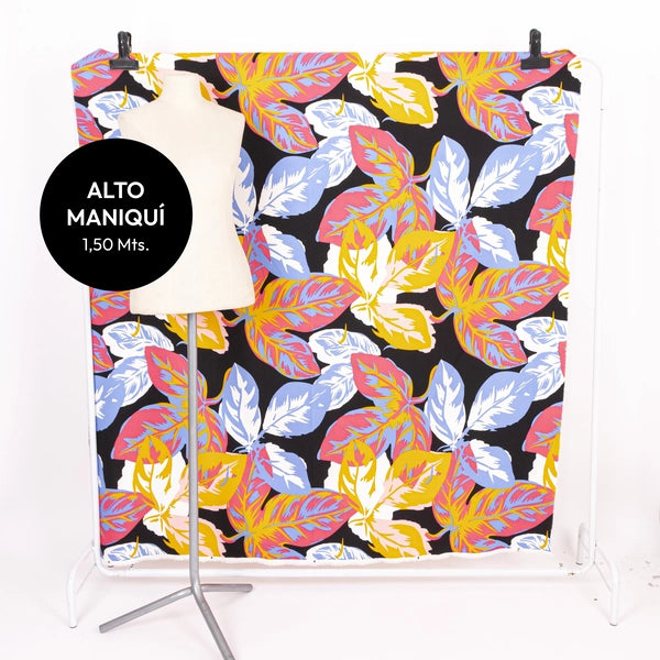 CREPPE SASTRERO BUBALOO KATE ESTAMPADO LEAFY