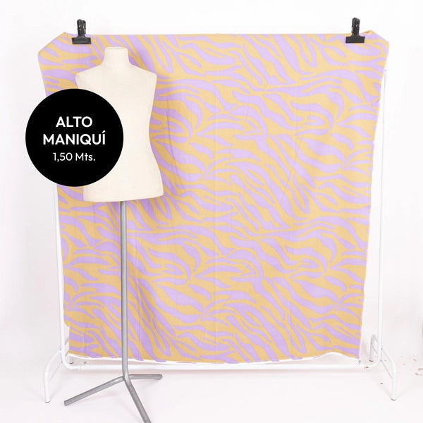 CREPPE SASTRERO BUBALOO KATE ESTAMPADO ZEBRA