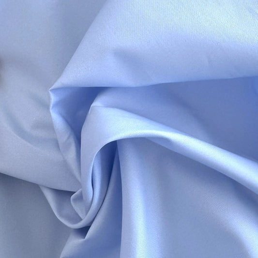 LIGHT BLUE PREVENTA POPLIN PAPER TOUCHCOTTONSILK