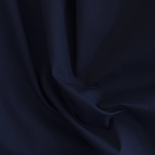 NAVY PREVENTA POPLIN PAPER TOUCHCOTTONSILK