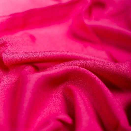 FUCSIA FIBRANA CREPPE 100% RAYON