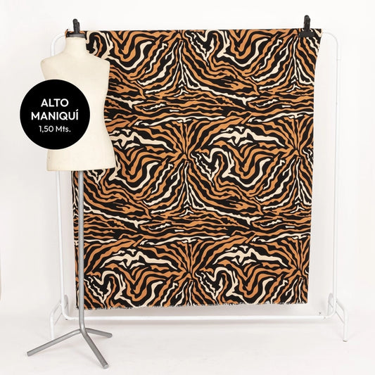 JET BLACK BENGALINA ESTAMPADA AFRIKA