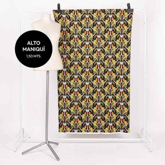 JET BLACK BENGALINA ESTAMPADA AMAZONA