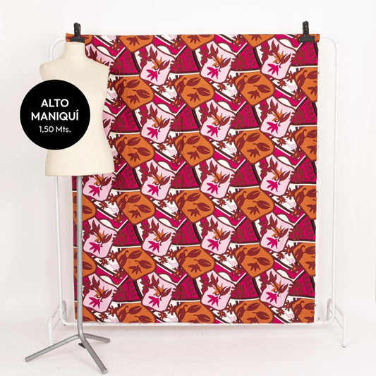 BORDEAUX BENGALINA ESTAMPADA ROMA