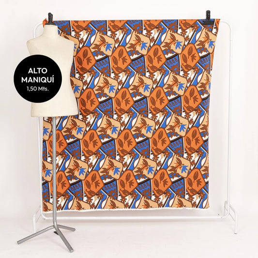 BLUE BENGALINA ESTAMPADA ROMA