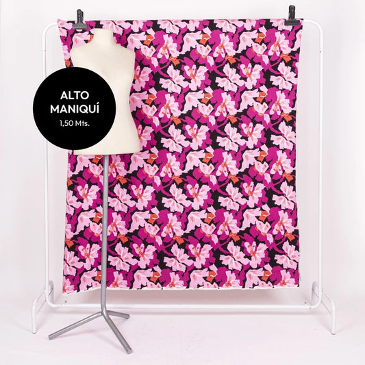 JET BLACK BENGALINA ESTAMPADA SPRING