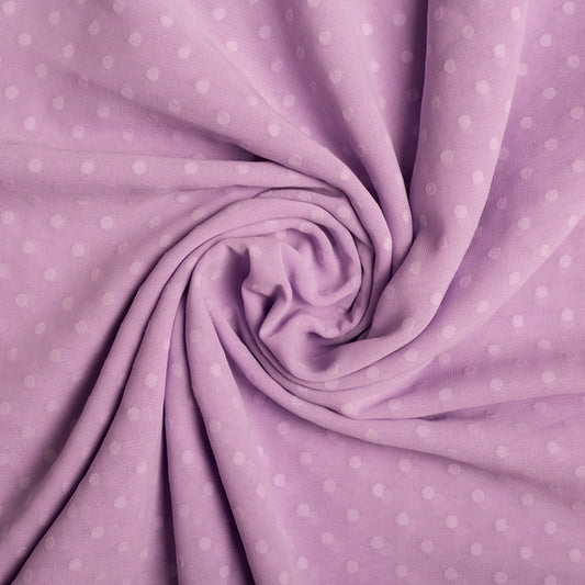 LILA GASA LUNARES BORDADA