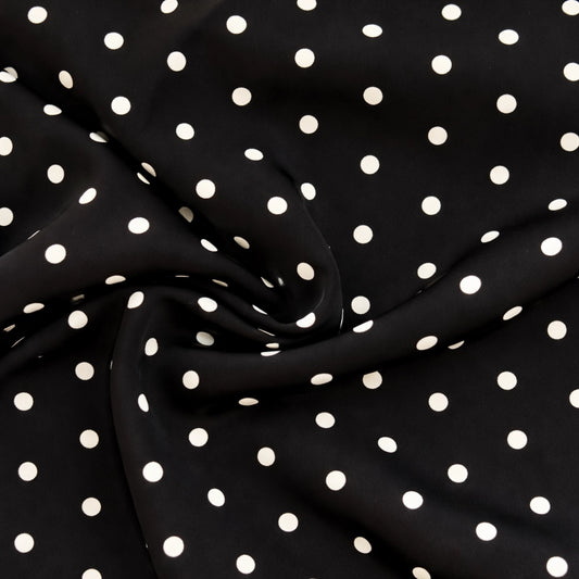 HEAVY SATÉN ESTAMPADO LUNARES