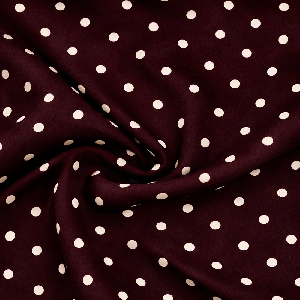 HEAVY SATÉN ESTAMPADO LUNARES