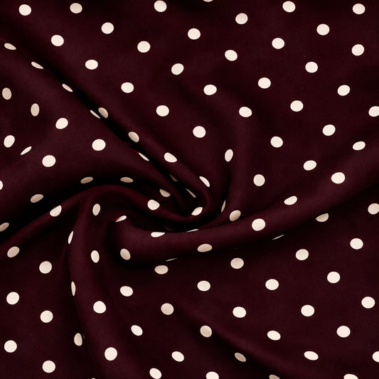 HEAVY SATÉN ESTAMPADO LUNARES