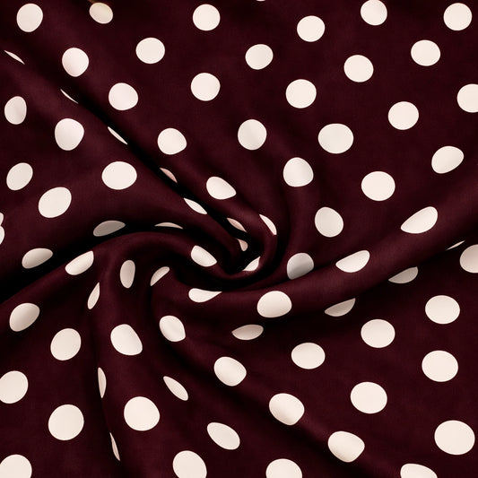 HEAVY SATÉN ESTAMPADO LUNARES