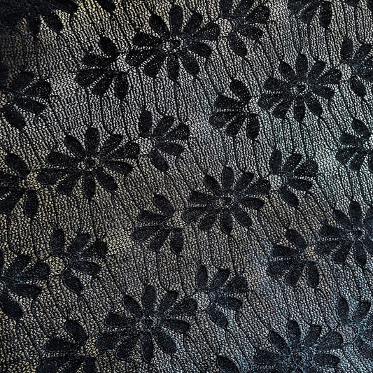 JET BLACK ENCAJE ELASTIZADO MORRIS