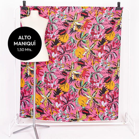 DSN 4 LINO CON LYCRA ESTAMPADO CALIFORNIA