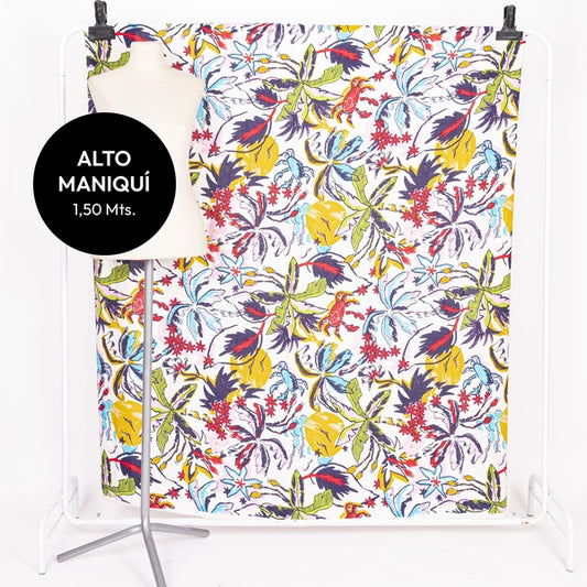 DSN 1 LINO CON LYCRA ESTAMPADO CALIFORNIA