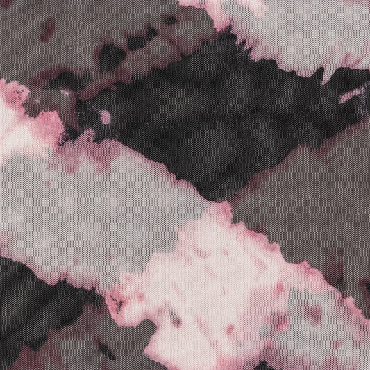 FUCSIA MICROTUL ELASTIZADO ESTAMPADO RAYADO