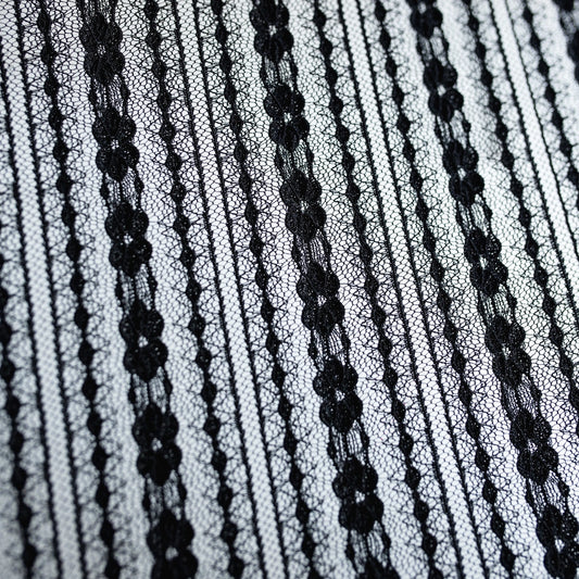 JET BLACK ENCAJE ELASTIZADO HARMONY