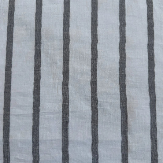 OFF WHITE / LIGHT GREY LINO CAMISERO RAYADO DSN 11