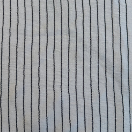 OFF WHITE / JET BLACK LINO CAMISERO RAYADO DSN 4