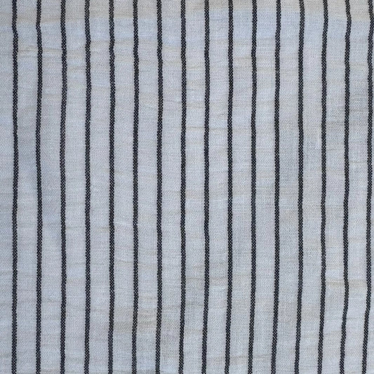 OFF WHITE / JET BLACK LINO CAMISERO RAYADO DSN 6