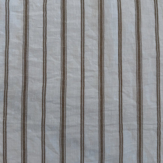 OFF WHITE / CAMEL LINO CAMISERO RAYADO DSN 9