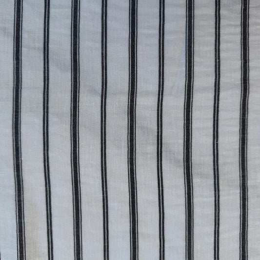 OFF WHITE / JET BLACK LINO CAMISERO RAYADO DSN 9