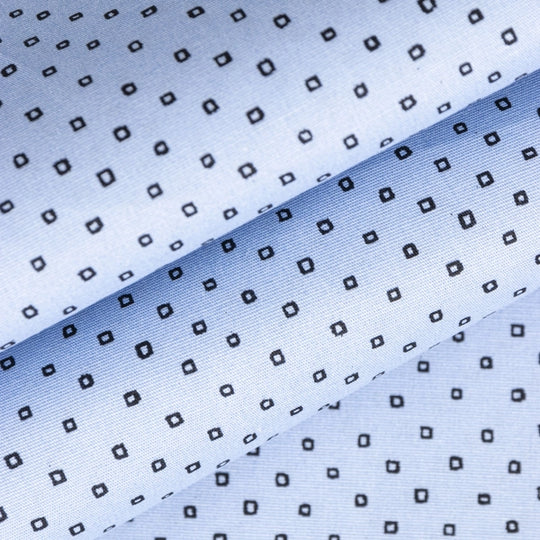 POPLIN CON LYCRA ESTAMPADO SQUARE