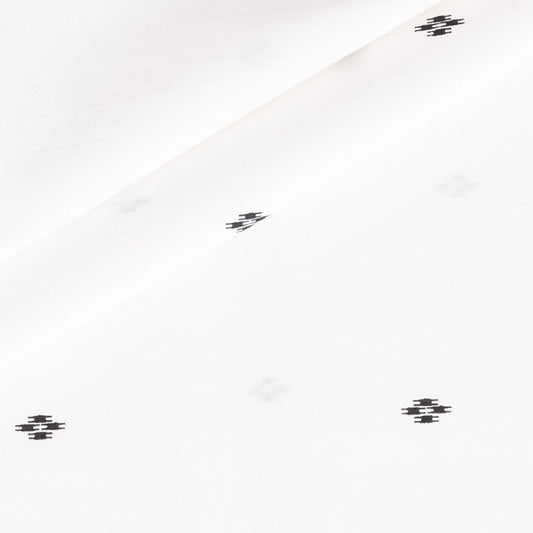 OFF WHITE POPLIN CON LYCRA ESTAMPADO ETNIC