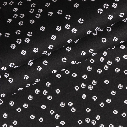 JET BLACK POPLIN CON LYCRA ESTAMPADO SPRING