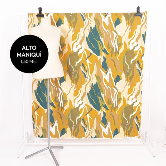 FOREST CREPPE SASTRERO BUBALOO KATE ESTAMPADO MONTAÑITAS