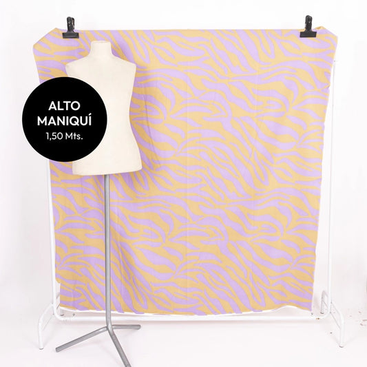 CAMEL CREPPE SASTRERO BUBALOO KATE ESTAMPADO ZEBRA