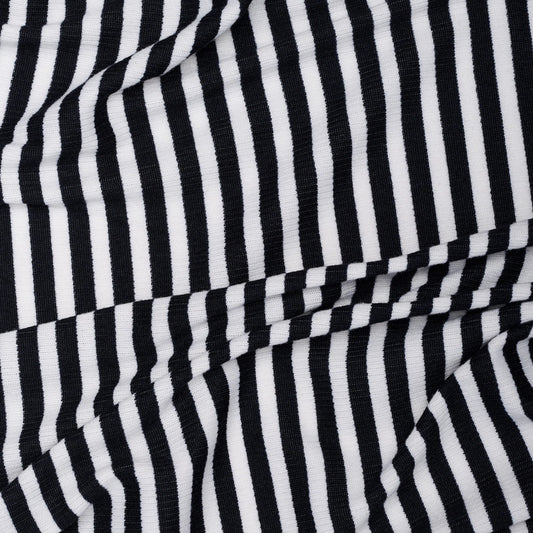 JET BLACK MORLEY ESTAMPADO RAYADO FINO